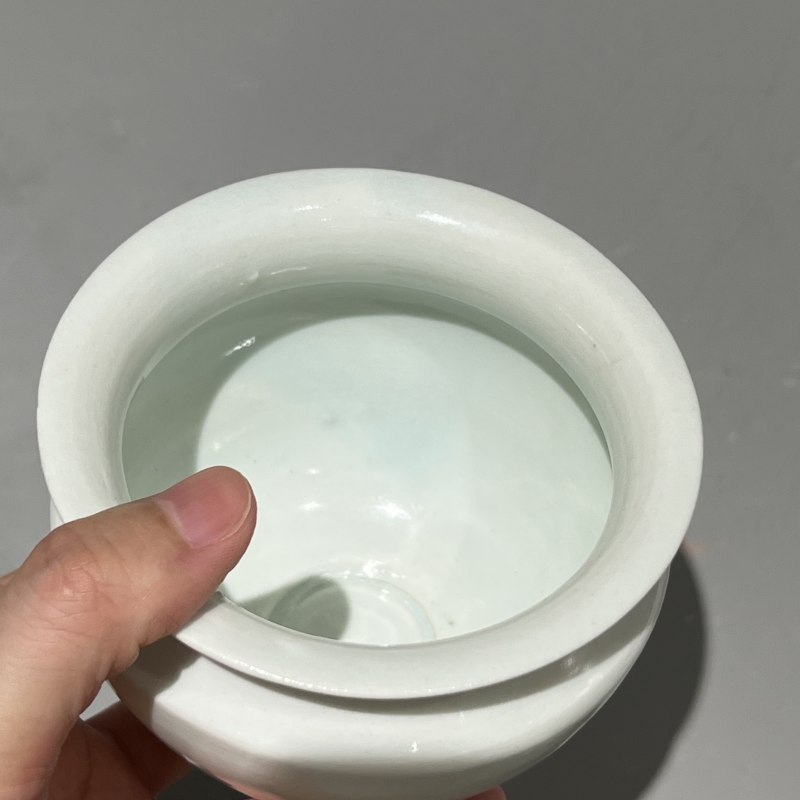 明代 青白釉钵 - 图9