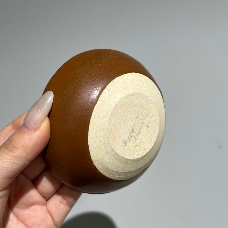 明代 柿红釉小盏 - 图8