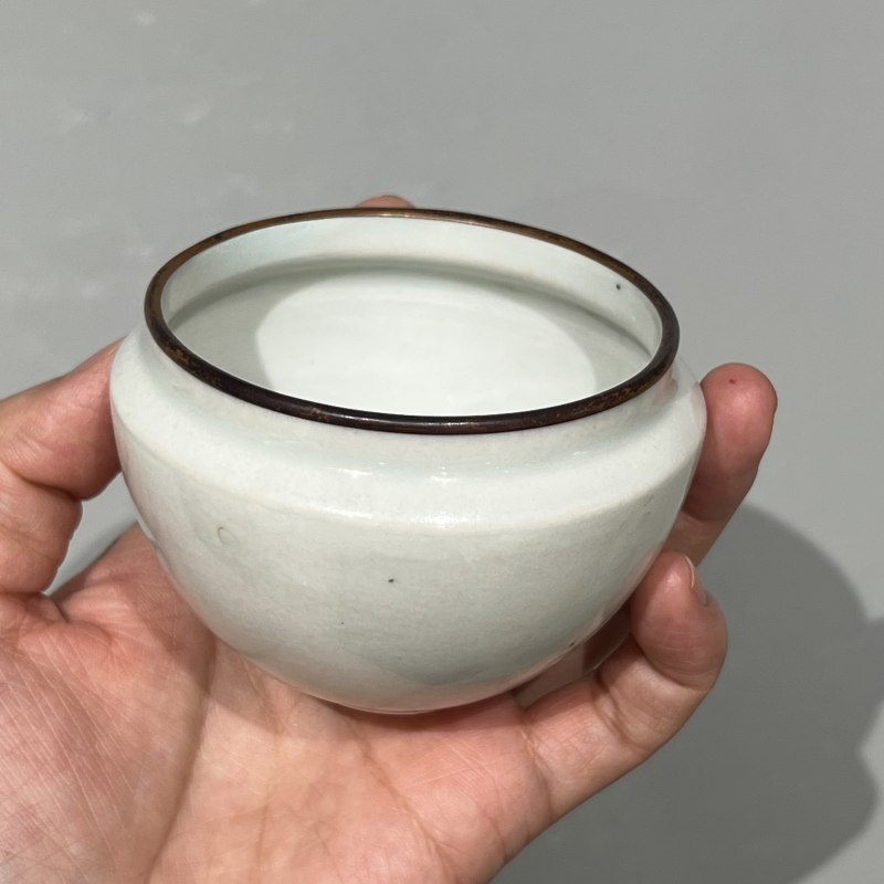明代 青白釉素面钵 - 图10