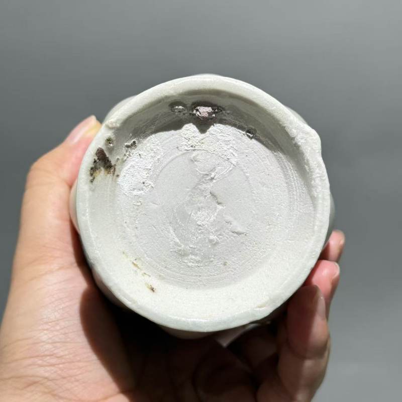 明代 青白釉执壶、四组杯托一套 - 图25
