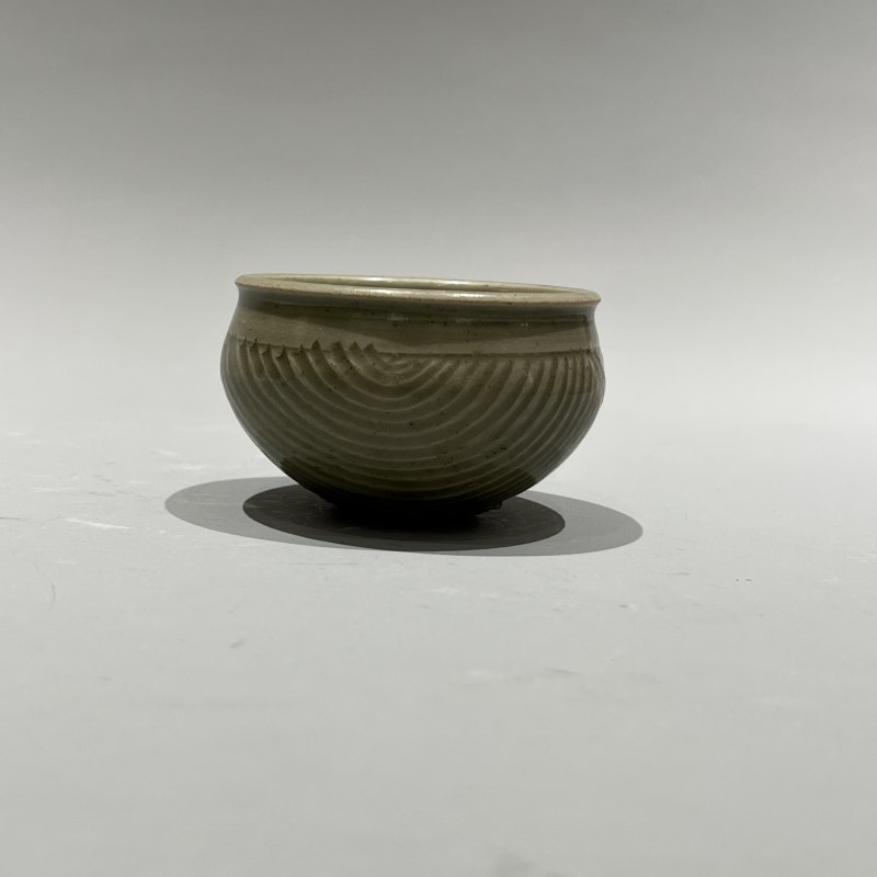 明代 青釉柳斗钵 - 图3