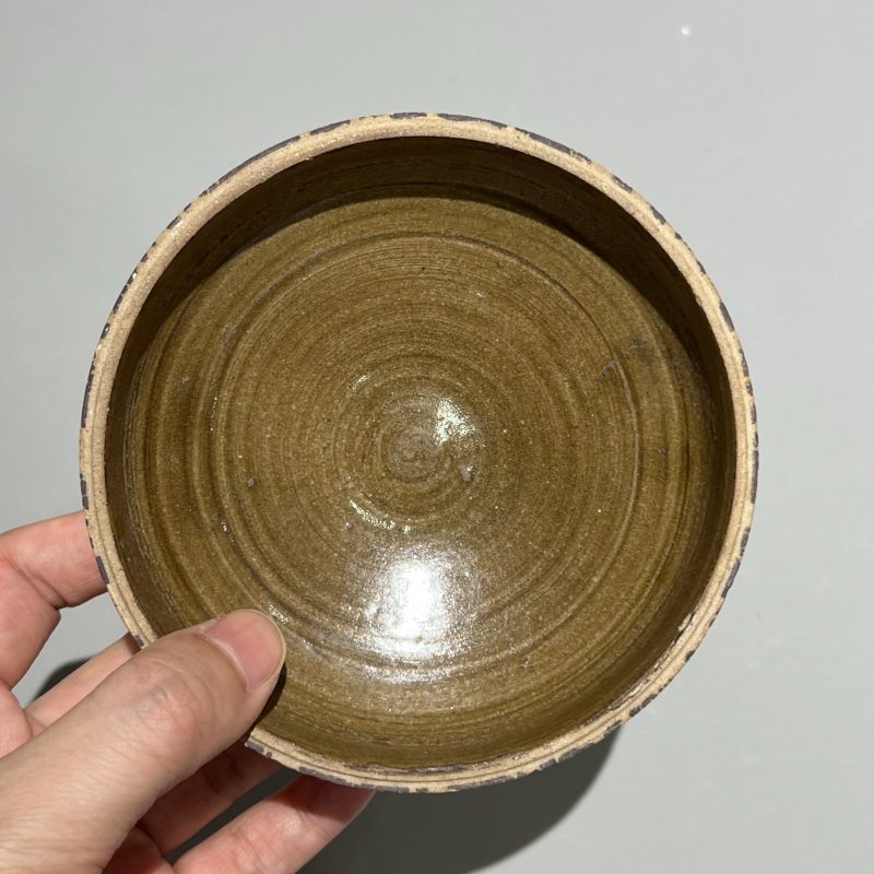 明代 磁州窑彩绘莲花纹盒 - 图7