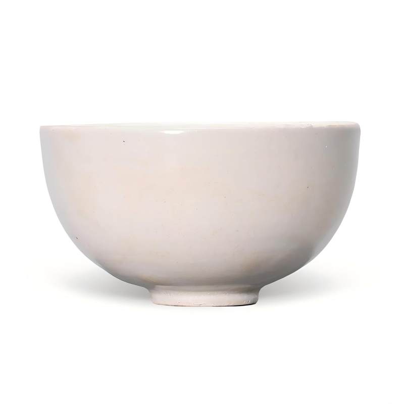明代 白釉杯 - 图1