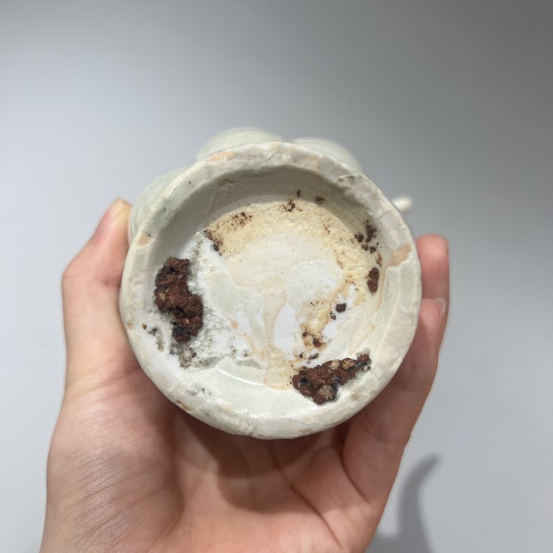 明代 青白釉瓜棱执壶 - 图11