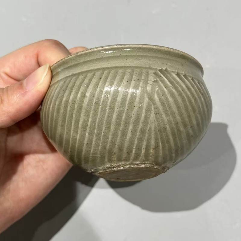 明代 青釉柳斗钵 - 图5
