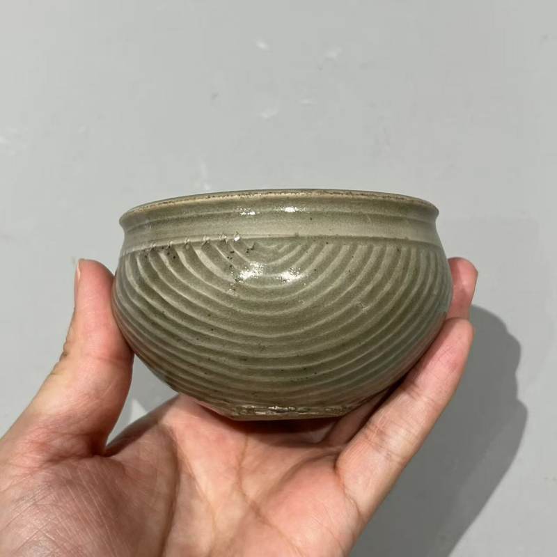 明代 青釉柳斗钵 - 图6