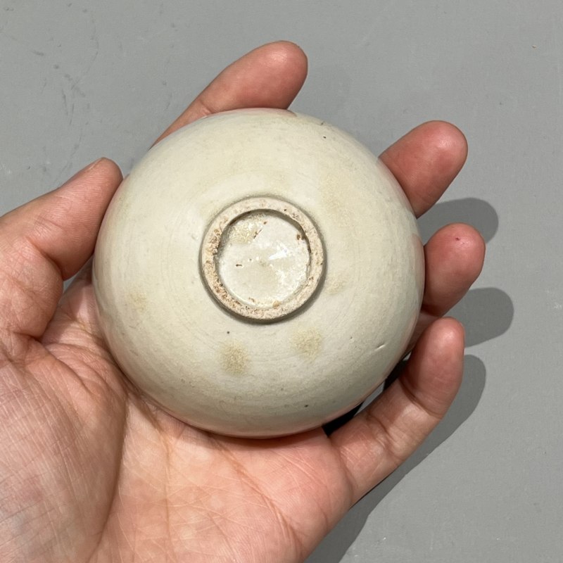 明代 白釉杯 - 图4