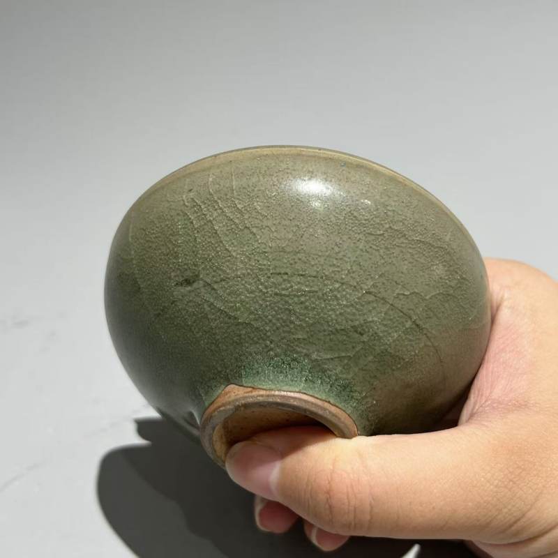明代 青釉敛口杯 - 图6