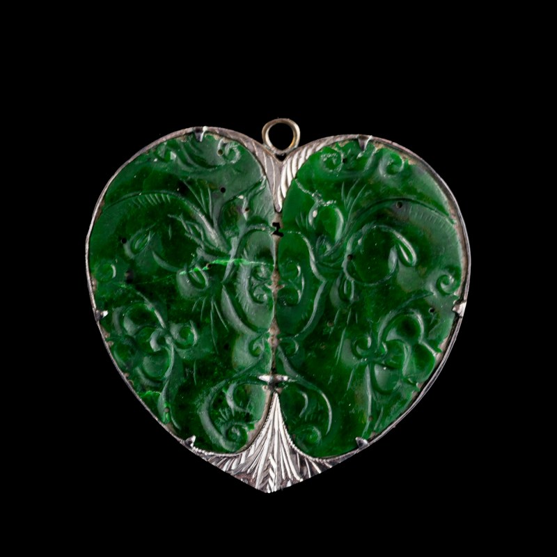 清代/民國 翡翠首飾五件 | Five Chinese jadeite jewelry items, Qing dynasty/Republic period - 图5