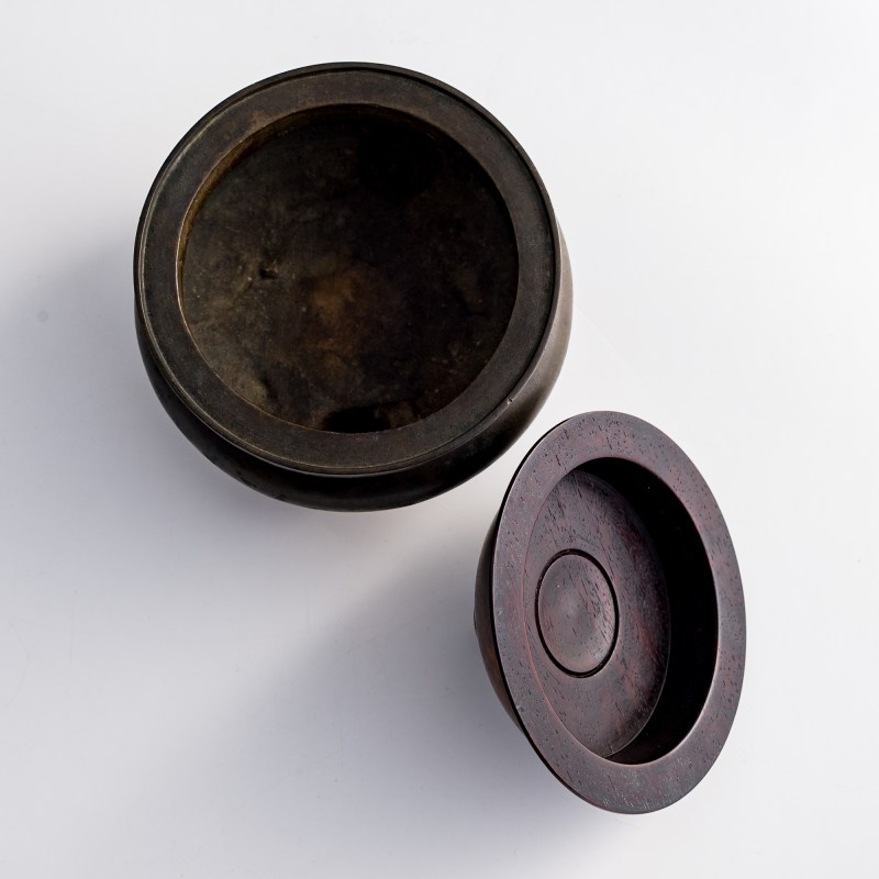 十八世紀 銅鬲式爐（附硬木蓋） | A Chinese bronze li-form censer, 18th century - 图7