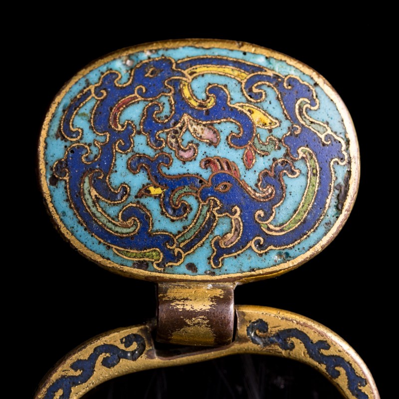 十八世紀 掐絲珐琅提携 | A Chinese cloisonne pendant, 18th century - 图8