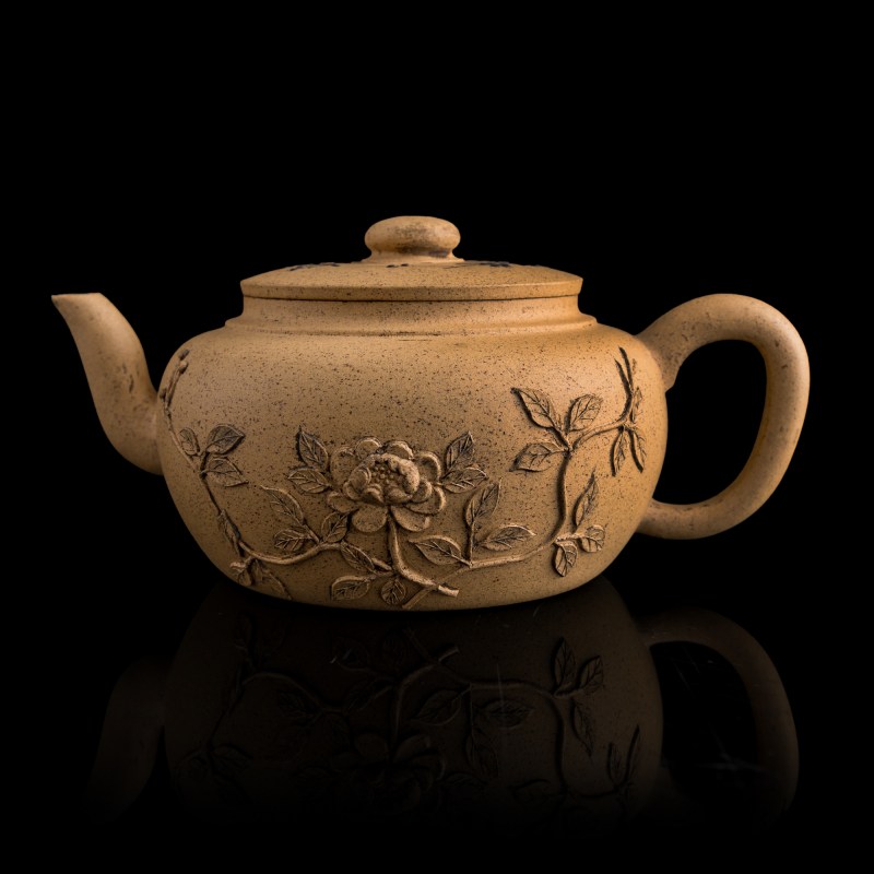清代 阿曼陀室、彭年款段泥加彩山水壺 | A Chinese enameled Duanni 'landscape' teapot, Qing dynasty - 图4
