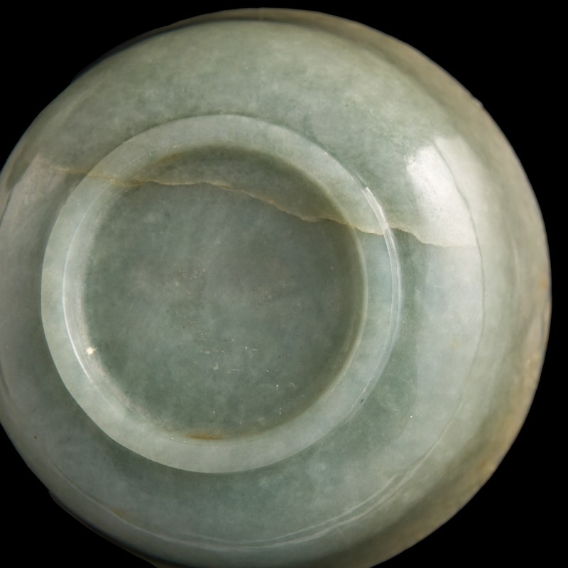 十八/十九世紀 玉碗一對 | A pair of Chinese jade bowls, 18th/19th century - 图9