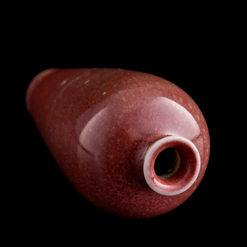 清代 豇豆紅梅瓶（附錦盒） | A Chinese peachbloom-glazed meiping vase, Qing dynasty - 图5