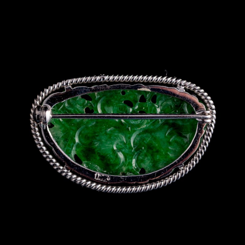 清代 翡翠佩飾兩件 | Two Chinese jadeite jewelry pieces, Qing dynasty - 图6