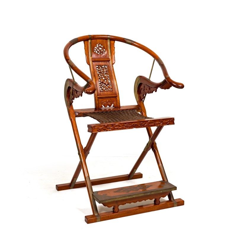 黃花梨交椅 | A Chinese huanghuali folding armchair