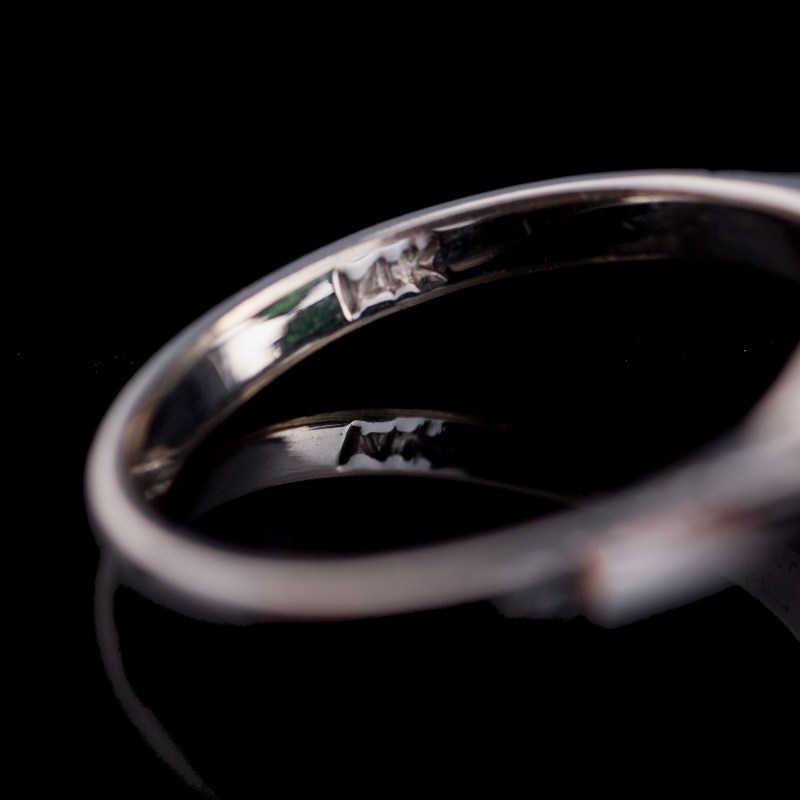 金屬鑲翡翠戒指四隻 | Four Chinese jadeite-set metal rings - 图11