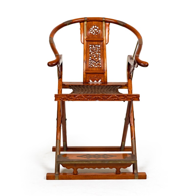 黃花梨交椅 | A Chinese huanghuali folding armchair - 图2
