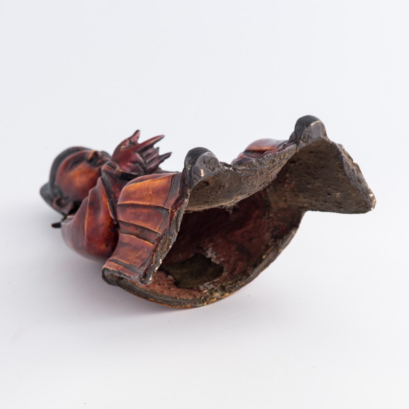 明代 銅漆金文昌星坐像（附木座） | A Chinese gilt-lacquered bronze seated Wenchang figure, Ming dynasty - 图10