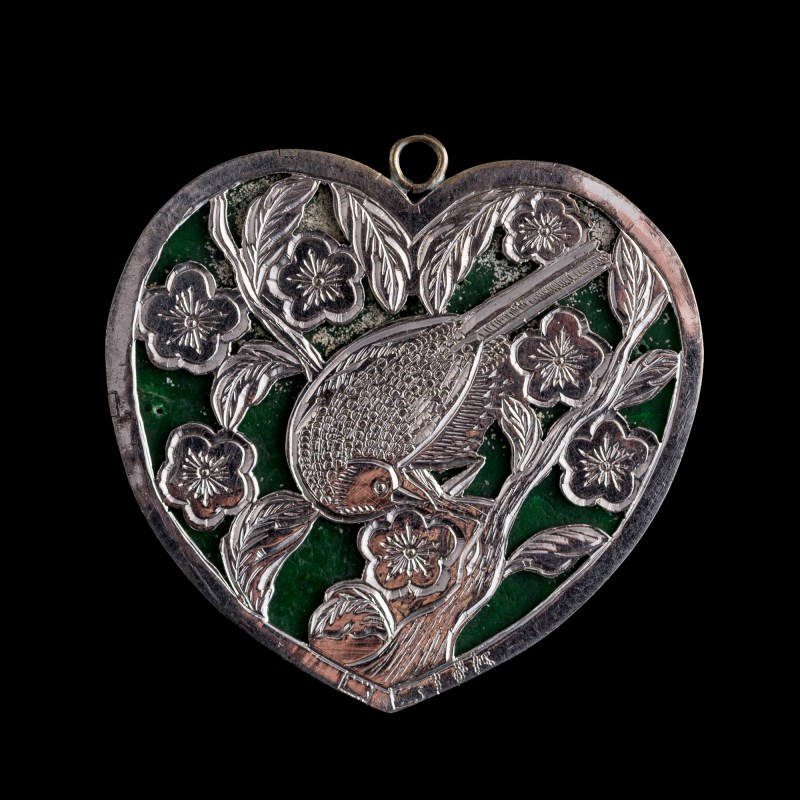 清代/民國 翡翠首飾五件 | Five Chinese jadeite jewelry items, Qing dynasty/Republic period - 图6