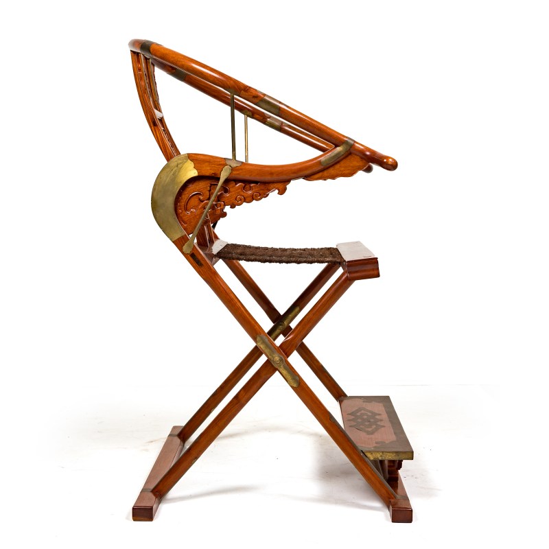 黃花梨交椅 | A Chinese huanghuali folding armchair - 图5