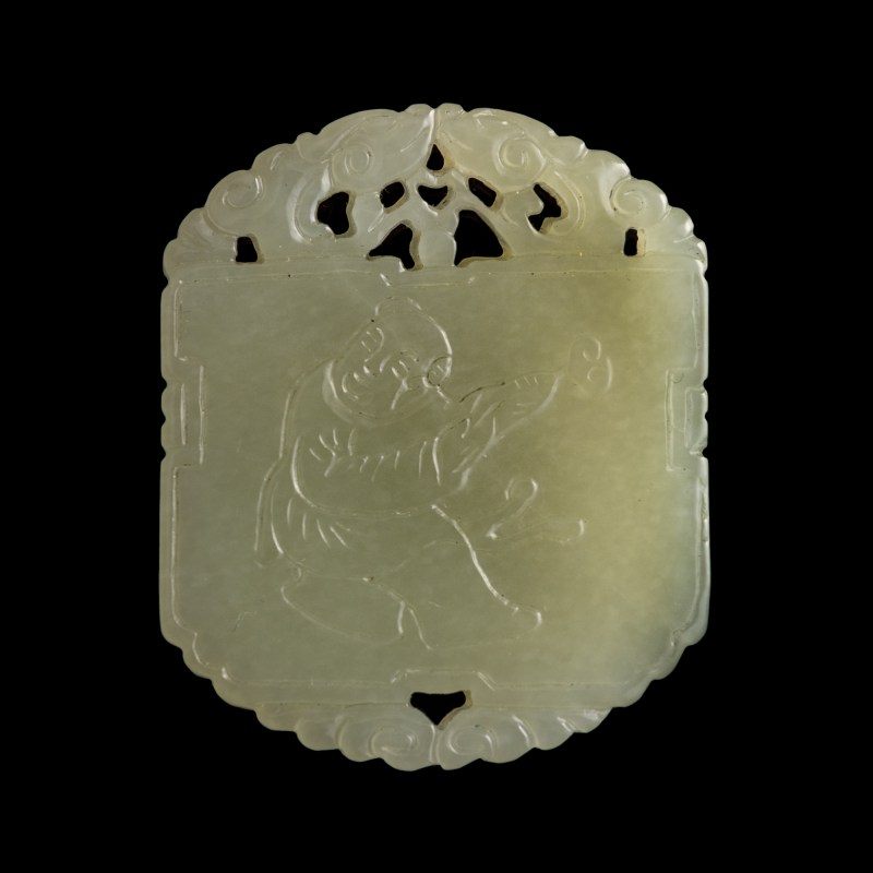明代/清代 各式玉件三件 | Three assorted Chinese jade carvings, Ming/Qing dynasty - 图3
