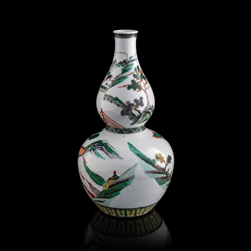 十九世紀 五彩人物葫蘆瓶 | A Chinese wucai 'figural' double-gourd vase, 19th century - 图4