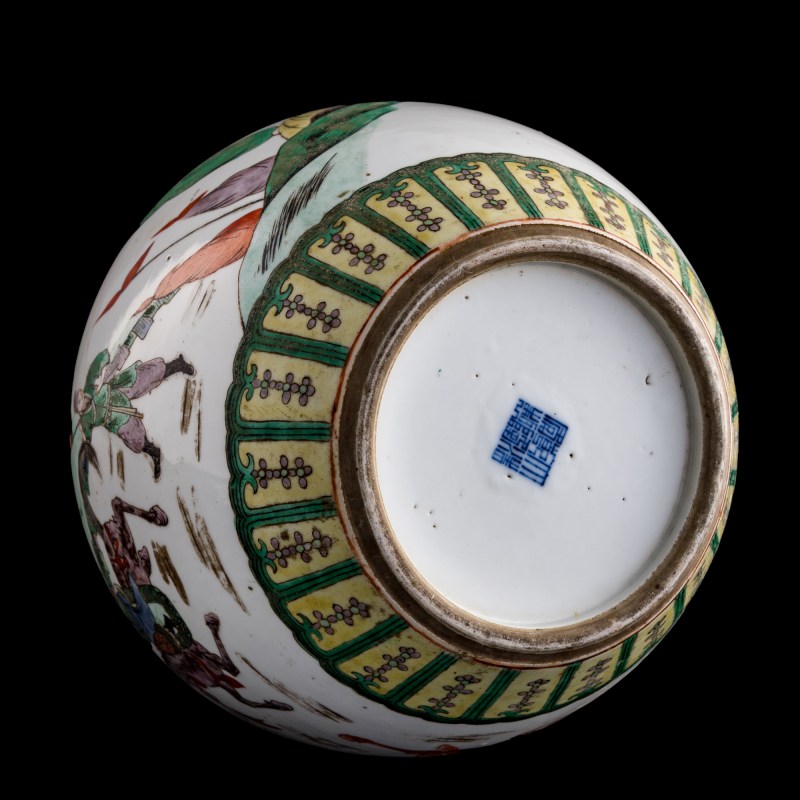 十九世紀 五彩人物葫蘆瓶 | A Chinese wucai 'figural' double-gourd vase, 19th century - 图7