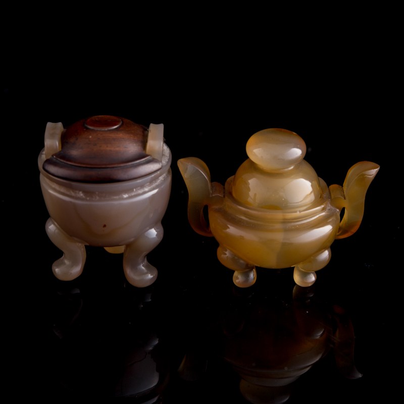 十八/十九世紀 各式瑪瑙三件 | Three assorted Chinese agate objects, 18th/19th century - 图8