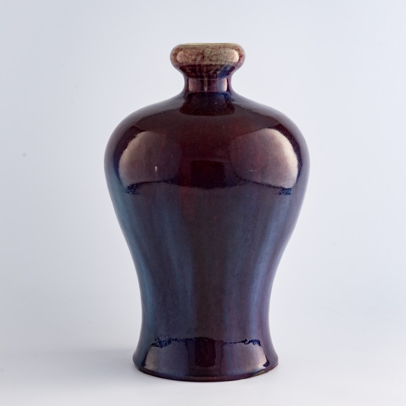 十九世紀早 窑變釉梅瓶 | A Chinese flambe-glazed meiping vase, early 19th century - 图3