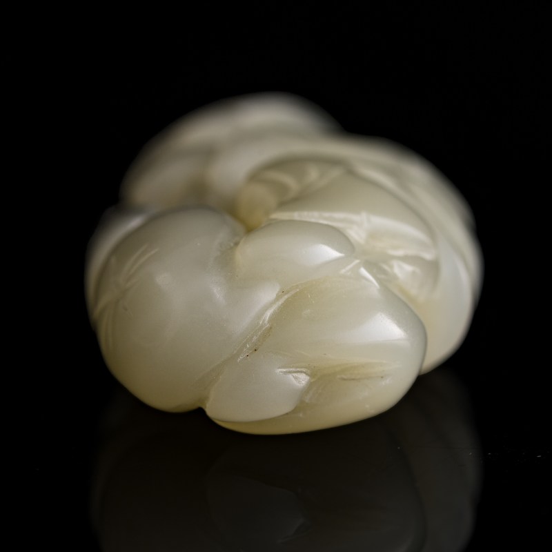 明代/清代 玉雕童子兩個 | Two Chinese carved jade boys, Ming/Qing dynasty - 图8