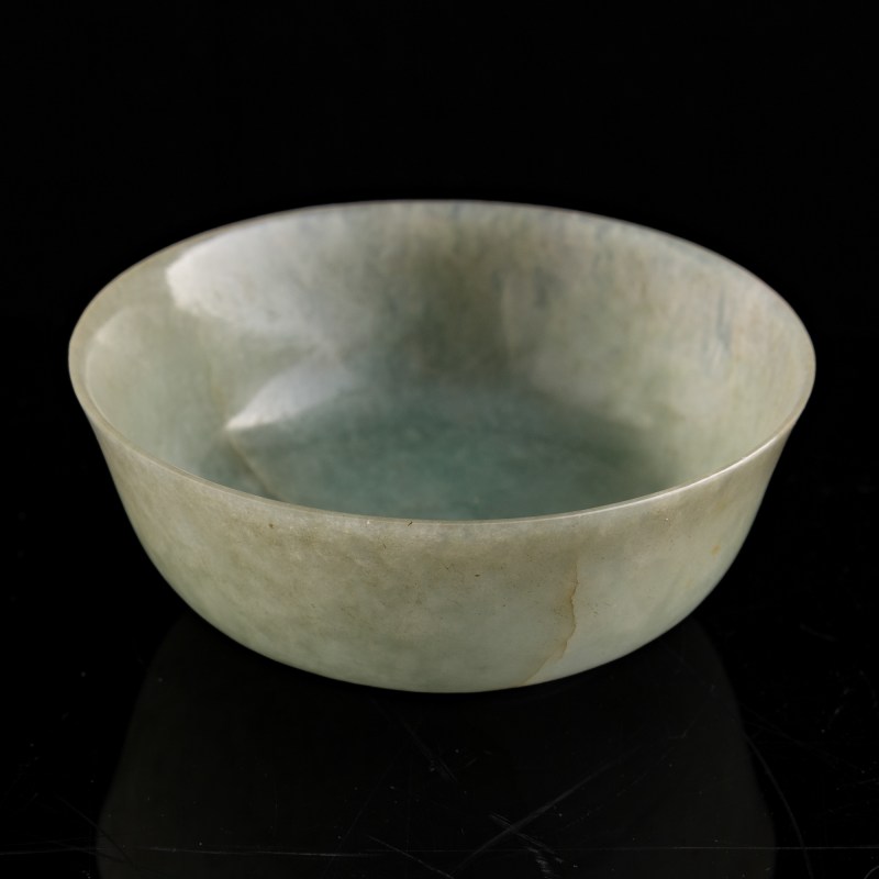 十八/十九世紀 玉碗一對 | A pair of Chinese jade bowls, 18th/19th century - 图4