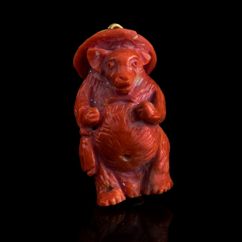 十九世紀 珊瑚挂件及印章 | A Chinese coral pendant and seal, 19th century - 图5