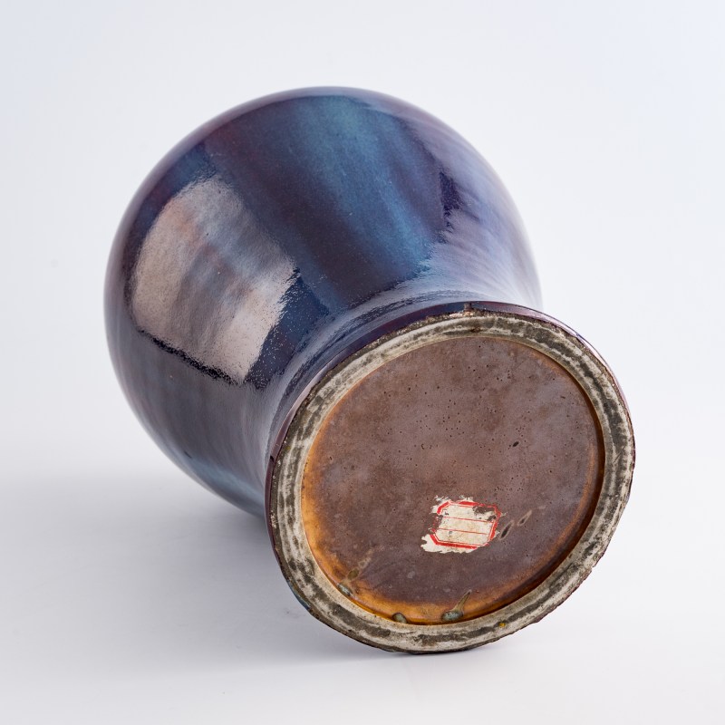 十九世紀早 窑變釉梅瓶 | A Chinese flambe-glazed meiping vase, early 19th century - 图7