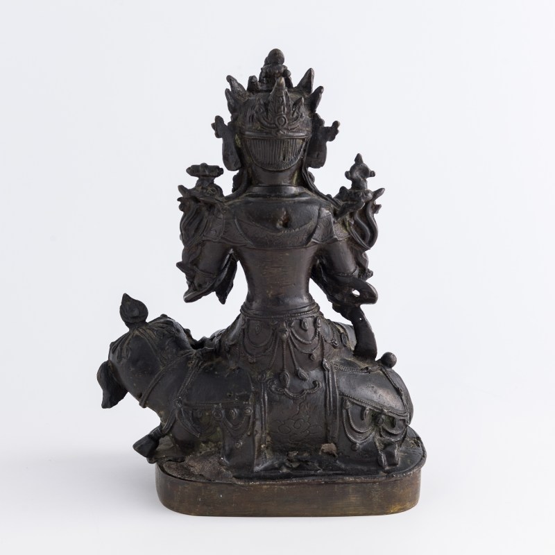 明代 銅普賢菩薩像 | A Chinese bronze figure of Samantabhadra, Ming dynasty - 图3