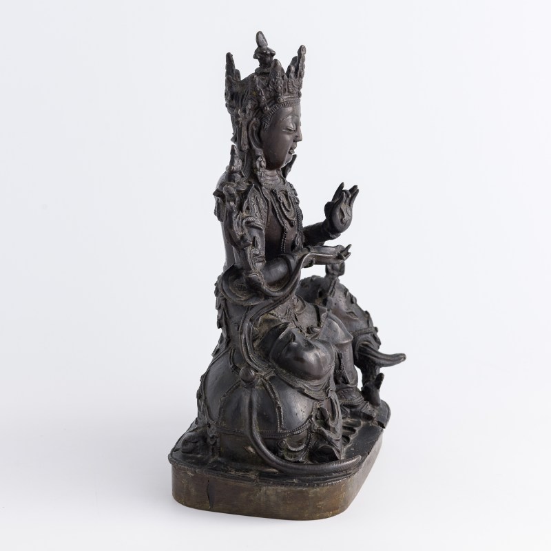 明代 銅普賢菩薩像 | A Chinese bronze figure of Samantabhadra, Ming dynasty - 图4
