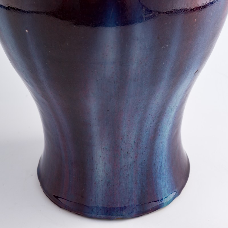 十九世紀早 窑變釉梅瓶 | A Chinese flambe-glazed meiping vase, early 19th century - 图9