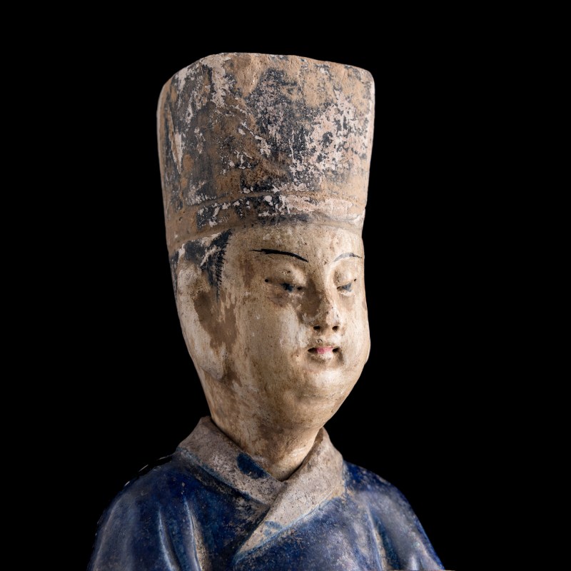 明代 三彩陶俑兩尊 | Two Chinese sancai pottery figures, Ming dynasty - 图12