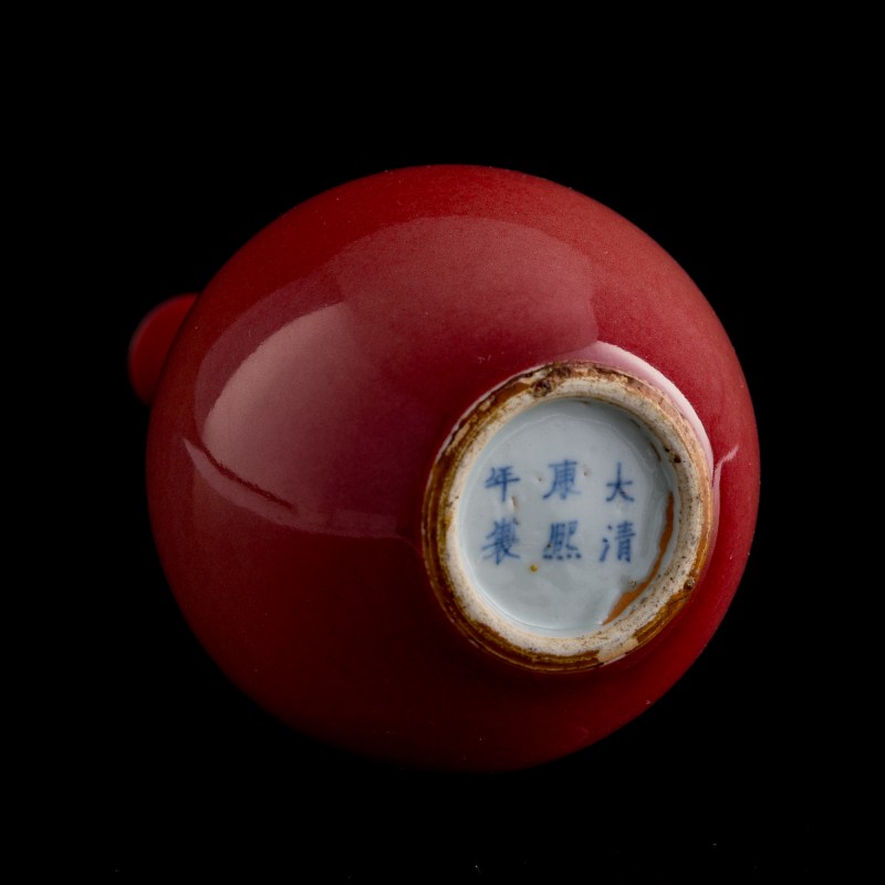 清代 祭紅釉膽瓶 | A Chinese sacrificial-red-glazed danping vase, Qing dynasty - 图7