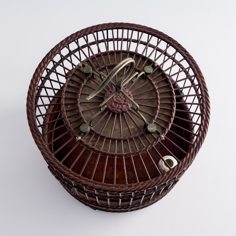 民國 竹雕圓形鳥籠 | A Chinese bamboo birdcage, Republic period - 图5