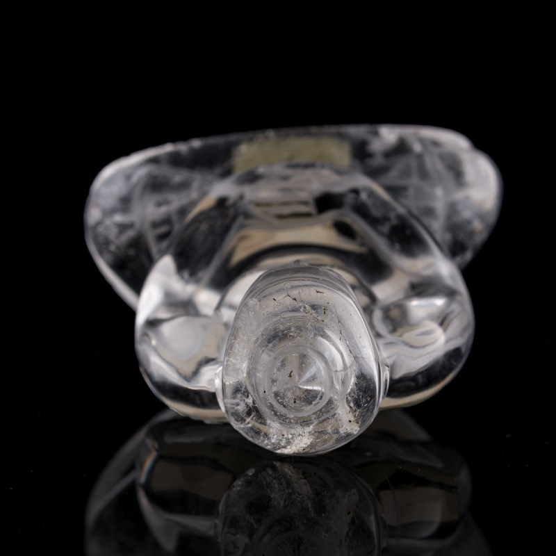 十八世紀 水晶佛像（附硬木座） | A Chinese crystal Buddha, 18th century - 图6