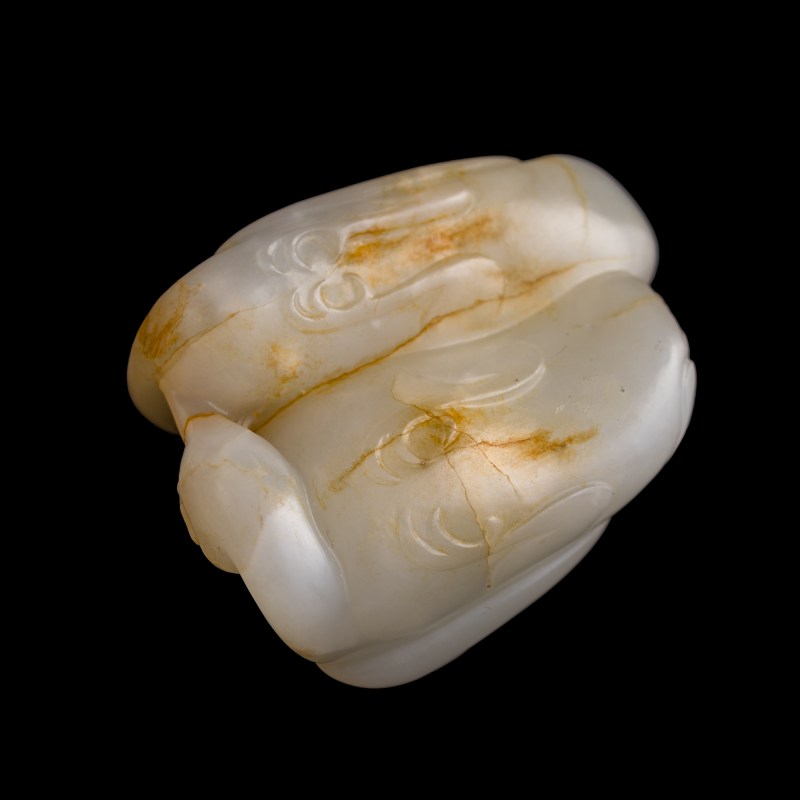十八世紀 白玉鴛鴦挂墜 | A Chinese white jade mandarin duck-form ornament, 18th century - 图8