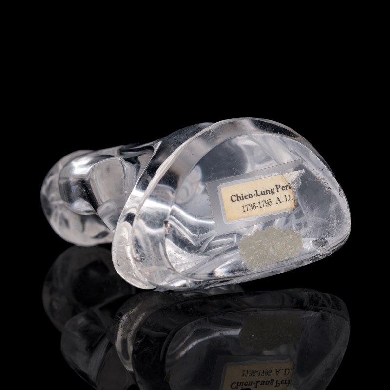 十八世紀 水晶佛像（附硬木座） | A Chinese crystal Buddha, 18th century - 图7