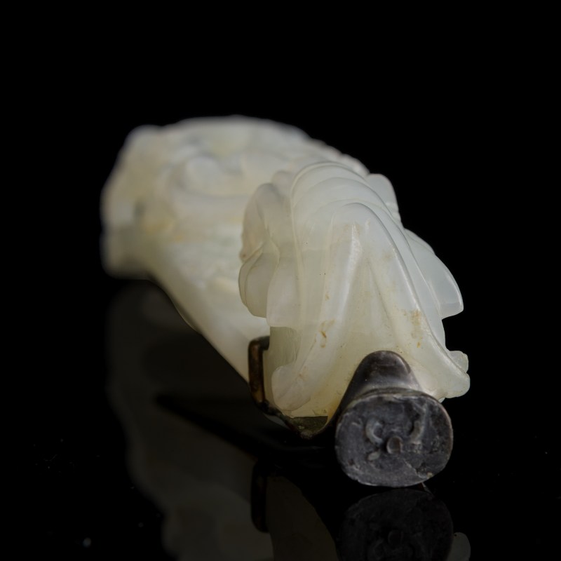 清代 白玉龍勾 | A Chinese white jade dragon hook, Qing dynasty - 图4