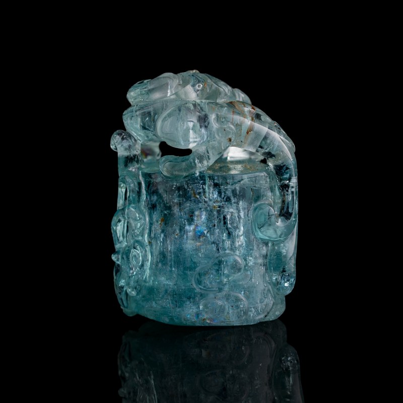 清代 海藍寶印章 | A Chinese aquamarine seal, Qing dynasty - 图4