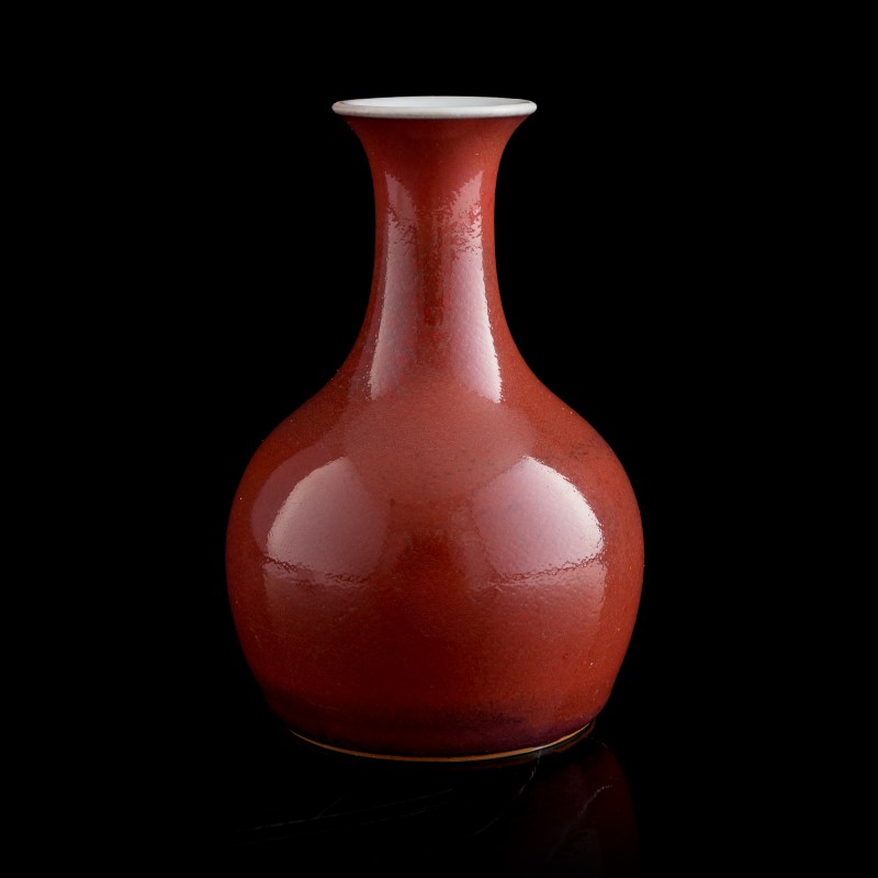 清雍正 祭紅釉瓶 | A Chinese sacrificial-red-glazed vase, Yongzheng period, Qing dynasty - 图3
