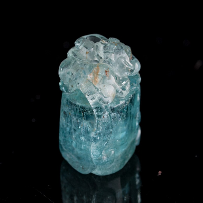 清代 海藍寶印章 | A Chinese aquamarine seal, Qing dynasty - 图5