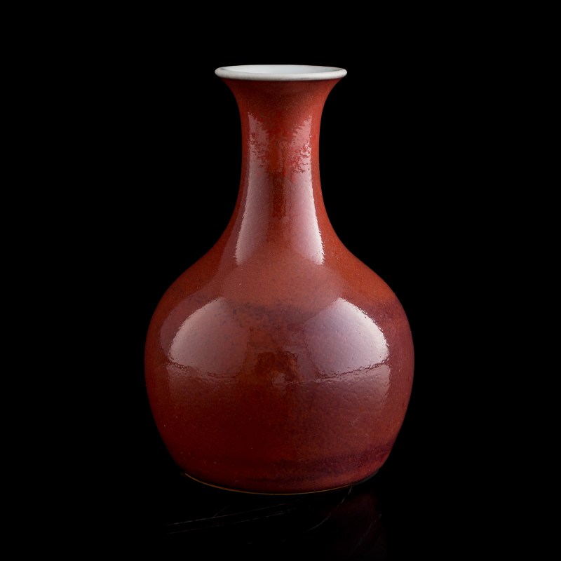 清雍正 祭紅釉瓶 | A Chinese sacrificial-red-glazed vase, Yongzheng period, Qing dynasty - 图4