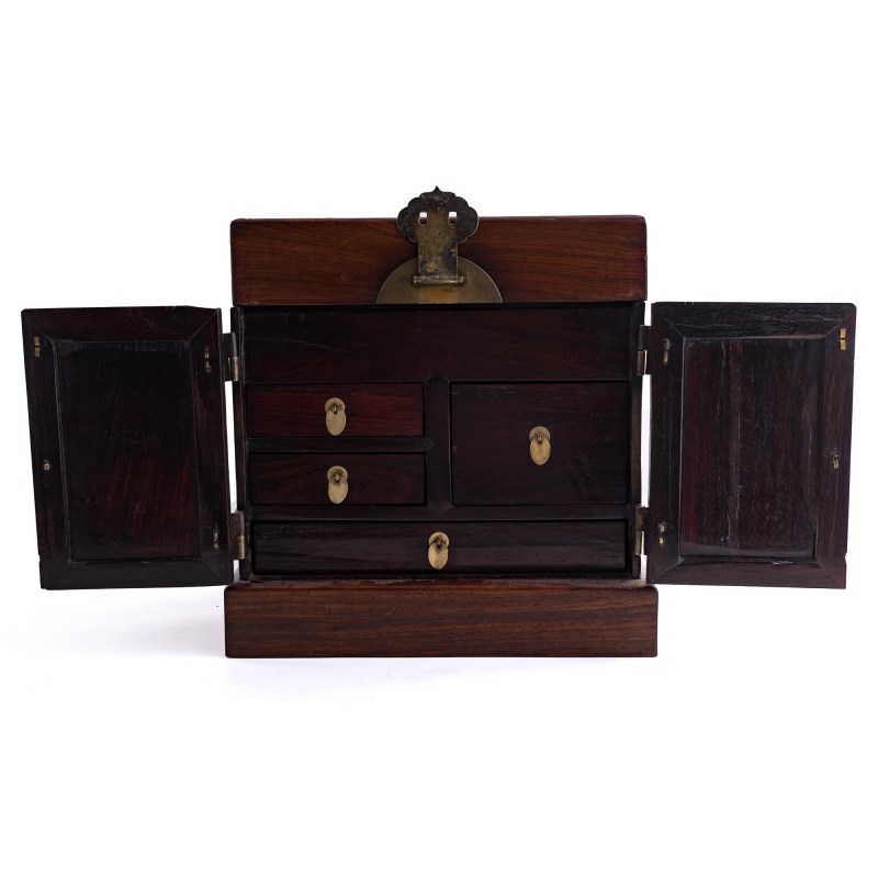 十八世紀 黃花梨官皮箱 | A Chinese Huanghuali seal chest (Guanpixiang), 18th century - 图5