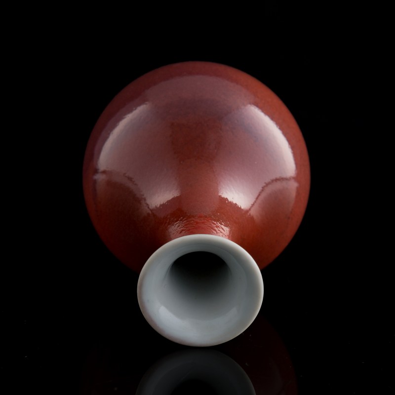 清雍正 祭紅釉瓶 | A Chinese sacrificial-red-glazed vase, Yongzheng period, Qing dynasty - 图6